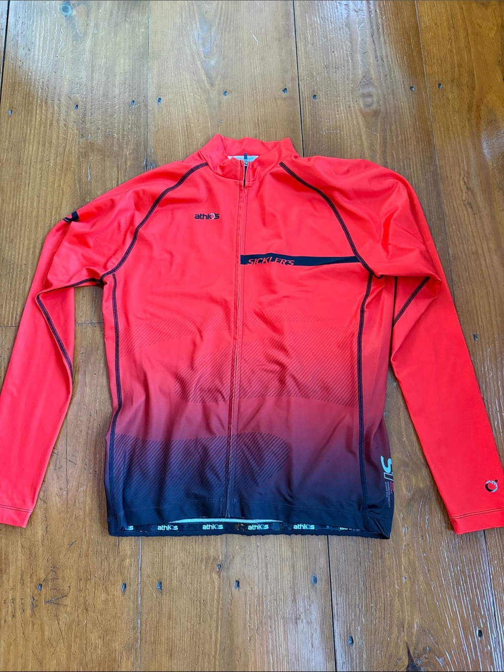 ATHLOS athletic zip up biker jacket NWOT